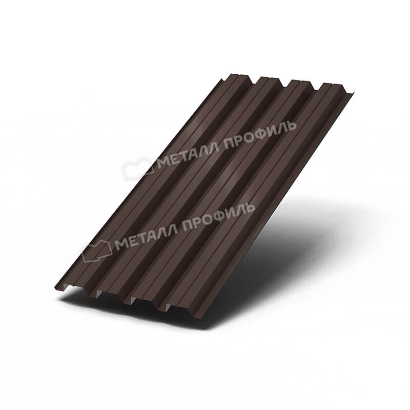 Фото: Профнастил Н60 х 845 - B (VALORI-20-DarkBrown-0.5) в Клину