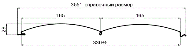 Сайдинг Woodstock-БР-28х330 (ECOSTEEL_T-12-Орех-0.45) в Клину