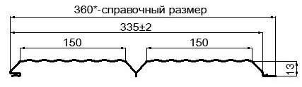 Фото: Сайдинг Lбрус-XL-В-14х335 NormanMP (ПЭ-01-1014-0.5) в Клину