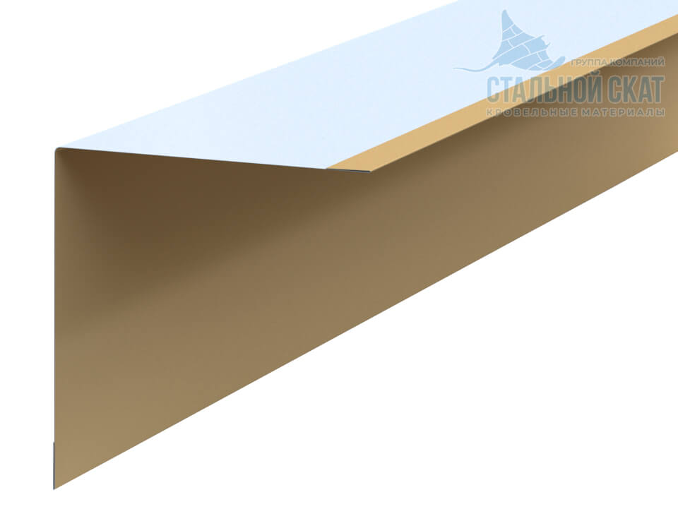 Планка угла внутреннего 75х75х3000 NormanMP (ПЭ-01-1014-0.5) в Клину