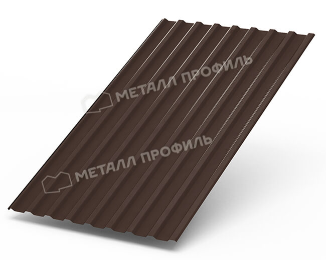 Фото: Профнастил МП20 х 1100 - R (Steelmatt-20-8017-0.4±0.08мм) в Клину