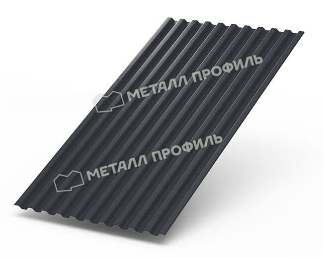 Фото: Профнастил С21 х 1000 - A (Steelmatt-20-7024-0.4±0.08мм) в Клину