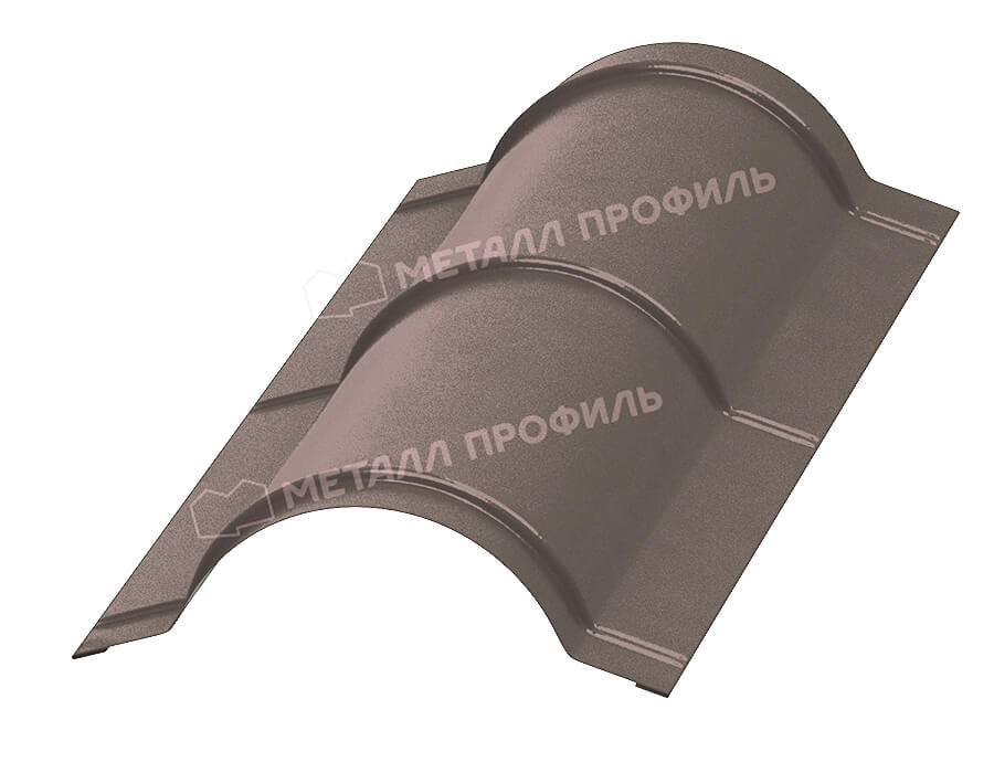 Планка конька круглого R110х2000 (VALORI-20-OxiBеige-0.5)