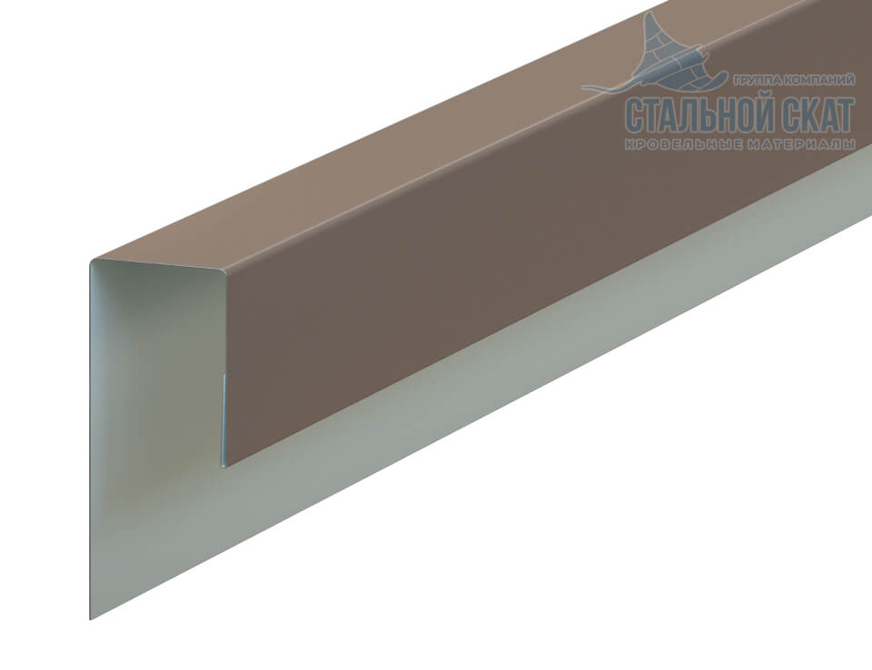 Планка J-профиль 24х18х2000 (VALORI-20-OxiBеige-0.5)