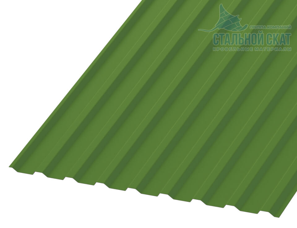 Профнастил МП20 х 1100 - B NormanMP (ПЭ-01-6018-0.5)