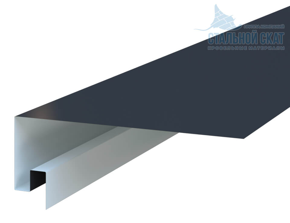 Планка откоса сложная 3D 245х75х3000 (ПЭ-01-7024-0.45)