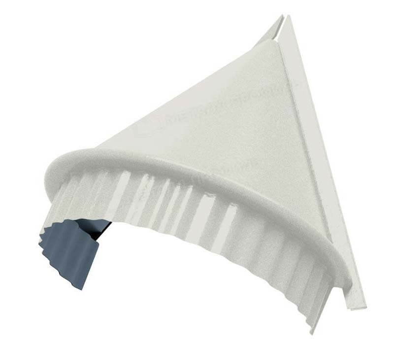 Заглушка конька круглого конусная NormanMP (ПЭ-01-9002-0.5)