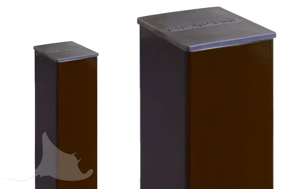 Столб 62х55х1,4х2500 RAL 8017