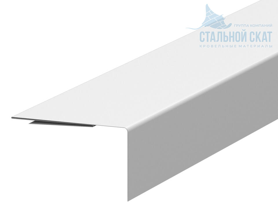 Планка аквилона малая 35х20х3000 NormanMP (ПЭ-01-9010-0.5)