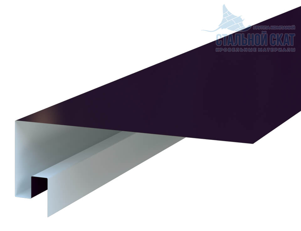 Планка откоса сложная 3D 245х75х2000 (VALORI-20-Violet-0.5)
