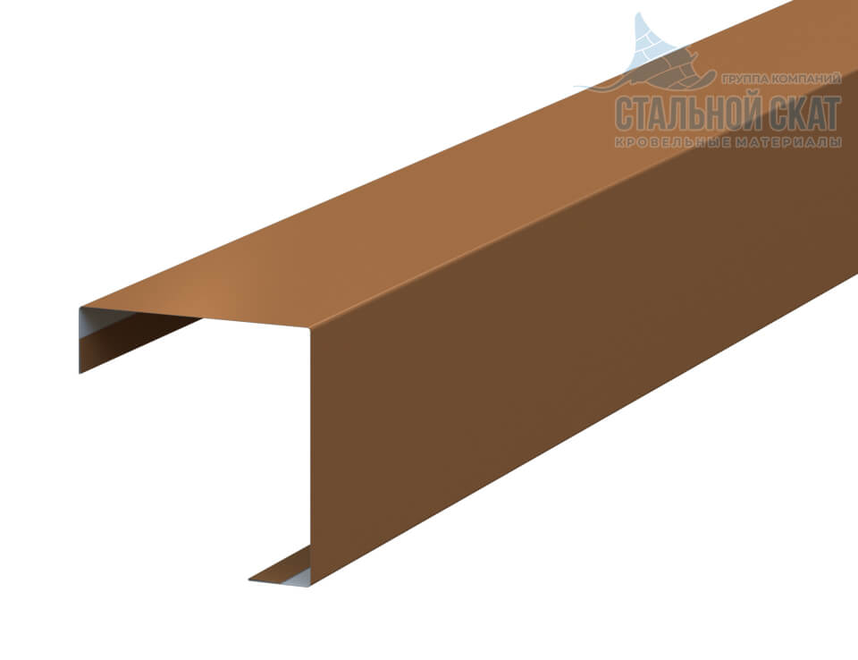 Планка угла наружного FASTCLICK 75х75х3000 (PURMAN-20-Argillite-0.5)