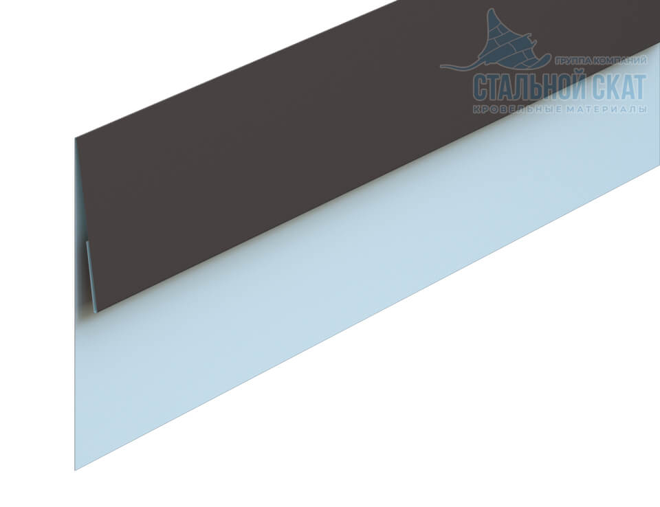 Планка финишная 48х25х3000 (VALORI-20-OxiBеige-0.5)