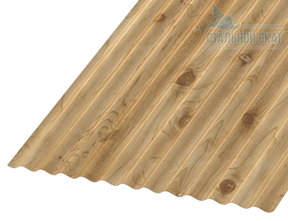 Профнастил МП18 х 1100 - B (ECOSTEEL_MA-01-Сосна-0.5)
