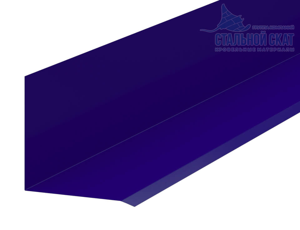 Планка примыкания верхняя к стене FASTCLICK 150х135х2000 NormanMP (ПЭ-01-5002-0.5)