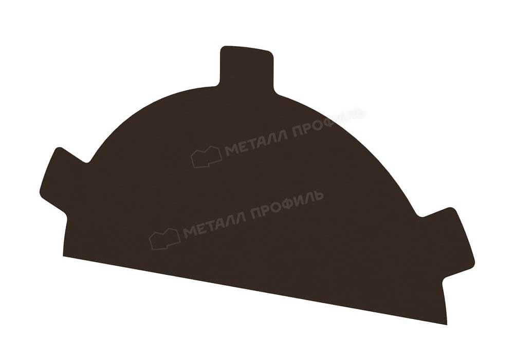 Заглушка конька круглого простая (VikingMP E-20-8017-0.5)