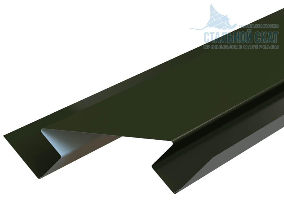 Планка угла внутреннего сложного 75х3000 (VikingMP-01-6007-0.45)