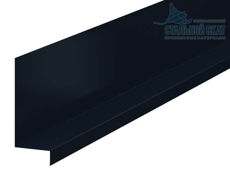 Планка примыкания боковая FASTCLICK 150х65х2000 (VALORI-20-DarkGrey-0.5)