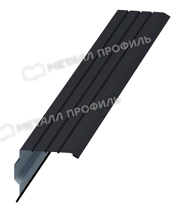 Планка торцевая 90х115х2000 (VALORI-20-Темный Сланец-0.5)