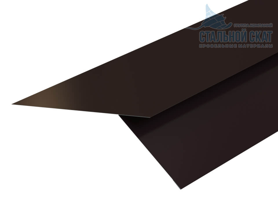 Планка карнизная FASTCLICK 130х80х2000 (VALORI-20-DarkBrown-0.5)