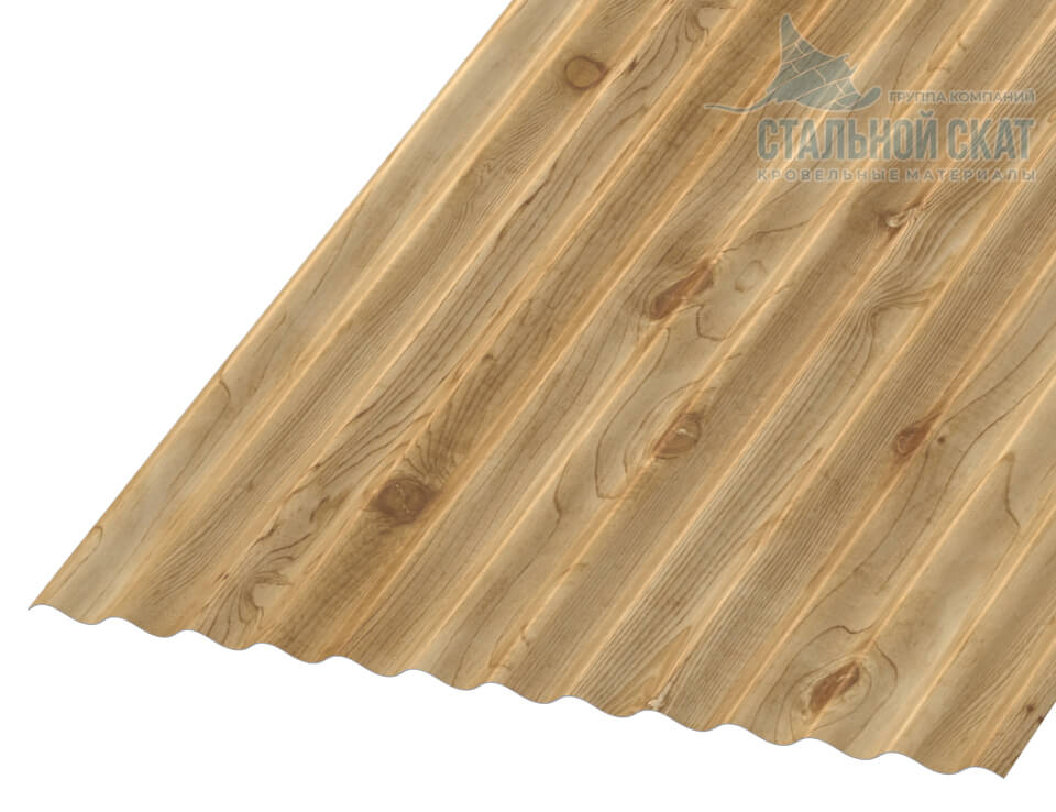 Профнастил МП18 х 1100 - A (ECOSTEEL_MA-01-Сосна-0.5)