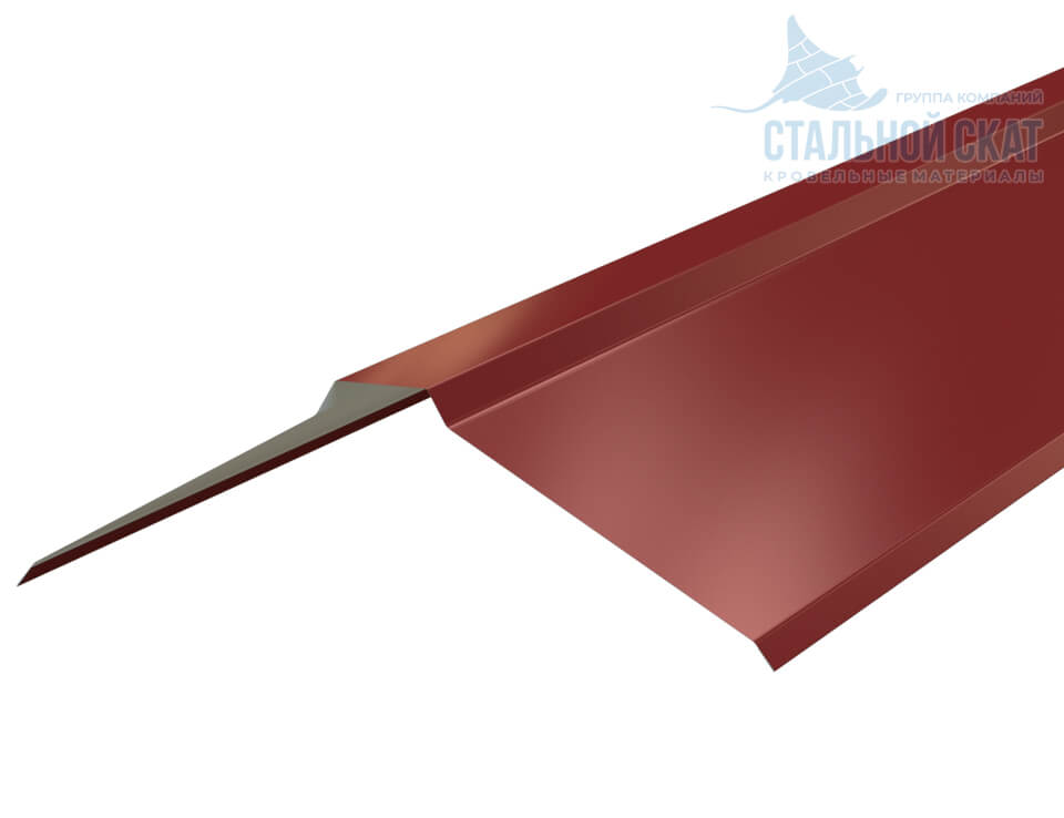 Планка конька плоского 150х150х2000 NormanMP (ПЭ-01-3011-0.5)