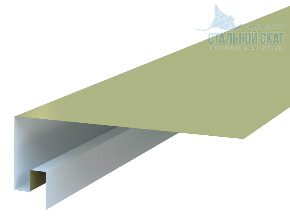 Планка откоса сложная 3D 245х75х3000 (ПЭ-01-6019-0.45)