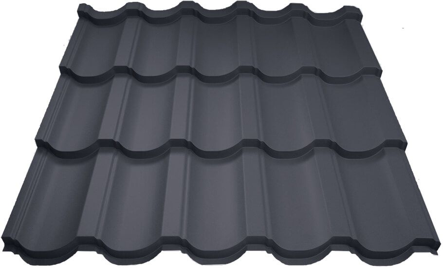 Металлочерепица МП Трамонтана-X (ПуреМПтек_Мат-20-7024-0.5)