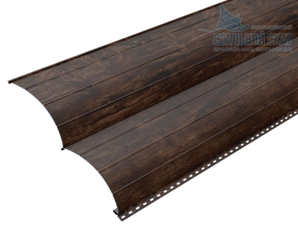 Сайдинг Woodstock-Н-28х330 (ECOSTEEL_MA-01-Мореный Дуб-0.5)